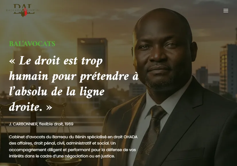 BalAvocats — site vitrine de cabinet d'avocats
