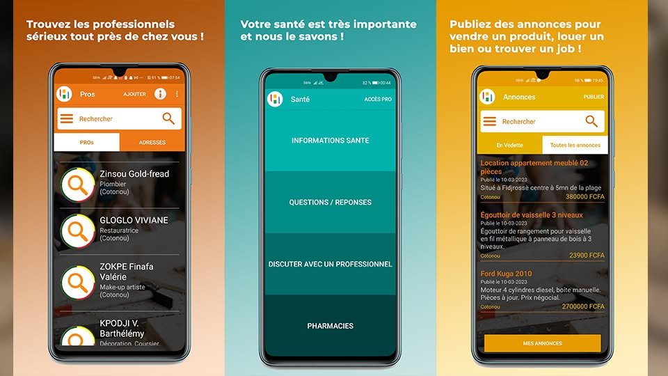 Appli mobile Horizons